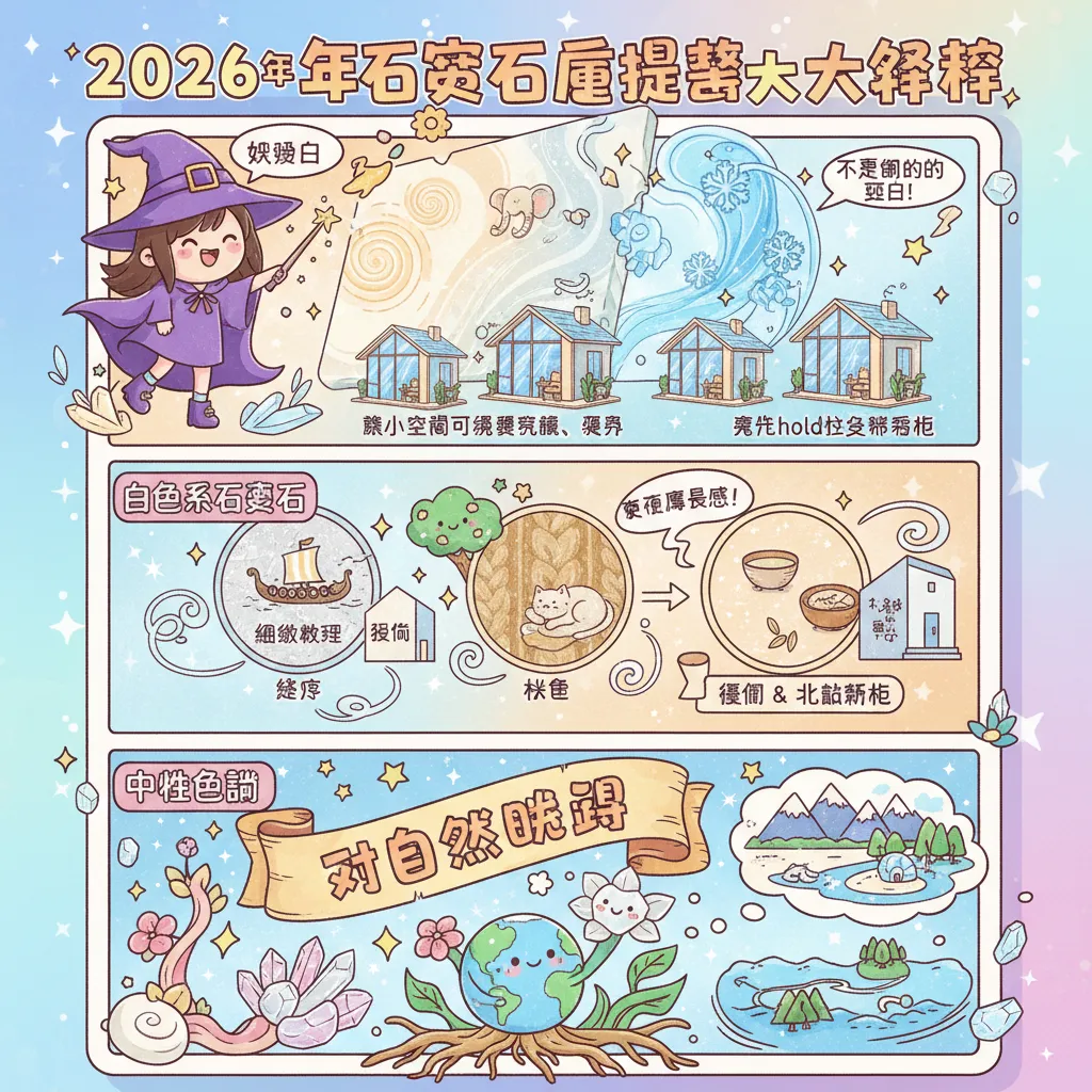 2026年石英石顏色趨勢大解析
