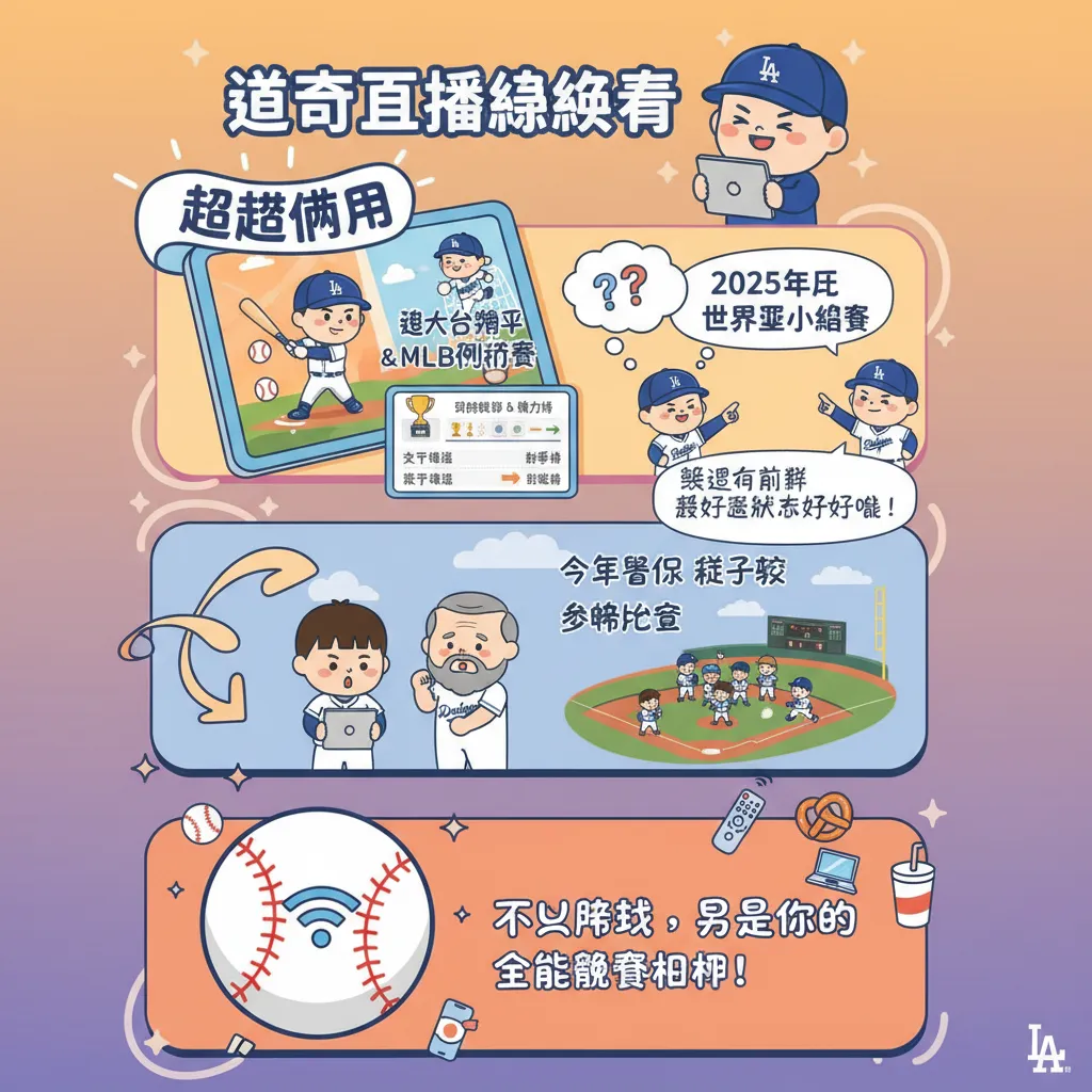 世界盃、少棒比賽也適用！道奇直播線上看搭配即時戰報